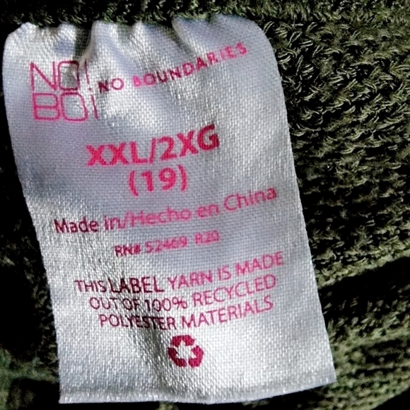 Nobo Green Button Up Short Sleeve Ribbed Top Lettuce Sleeves Y2K Juniors XXL EUC - Picture 5 of 5